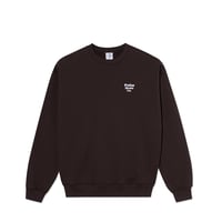 POLAR SKATE.CO DAVE CREWNECK NEW SPORT CHOCOLATE