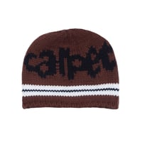 CARPET COMPANY KNIT BEANIE BROWN