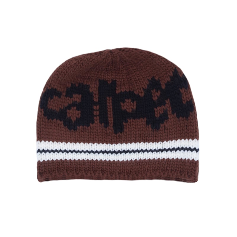 CARPET COMPANY KNIT BEANIE BROWN | CANOLA SKATE