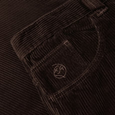 POLAR SKATE.CO BIG BOY CORD PANTS CHOCOLATE
