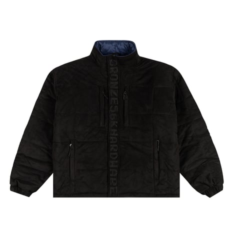BRONZE 56K BRONZE 56K FAUX SUEDE PUFFER JACKET BLACK