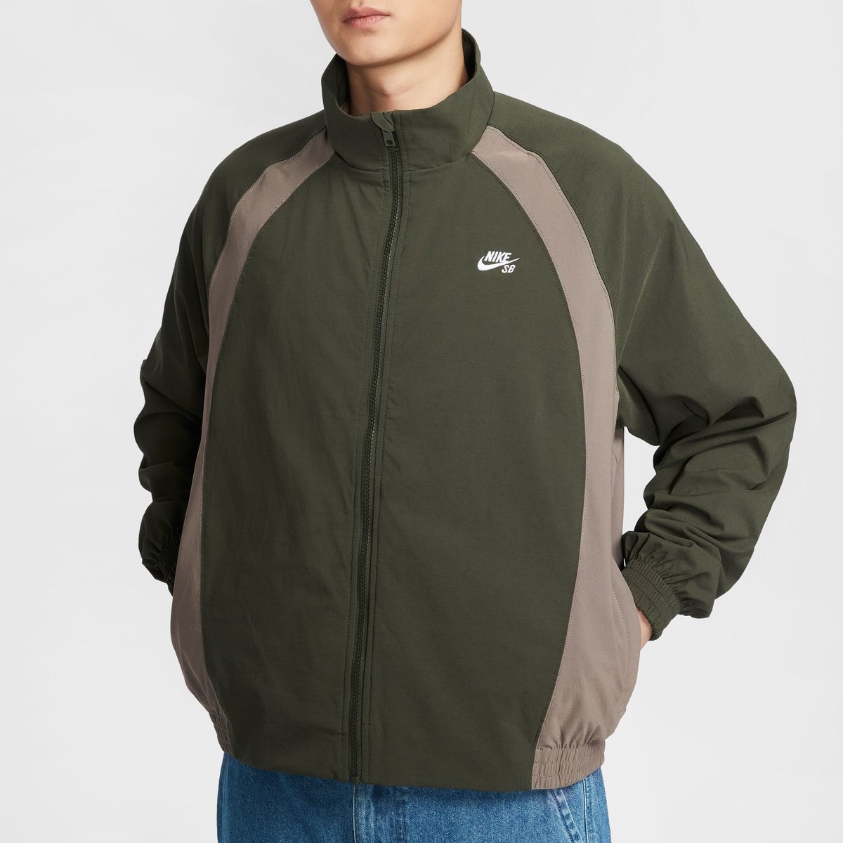 NIKE SB FULL ZIP JACKET SEQUOIA | CANOLA SKATESHOP