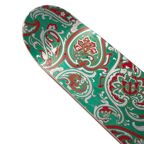 EVISEN PAISLEY RED TURQUOISE DECK 8.0