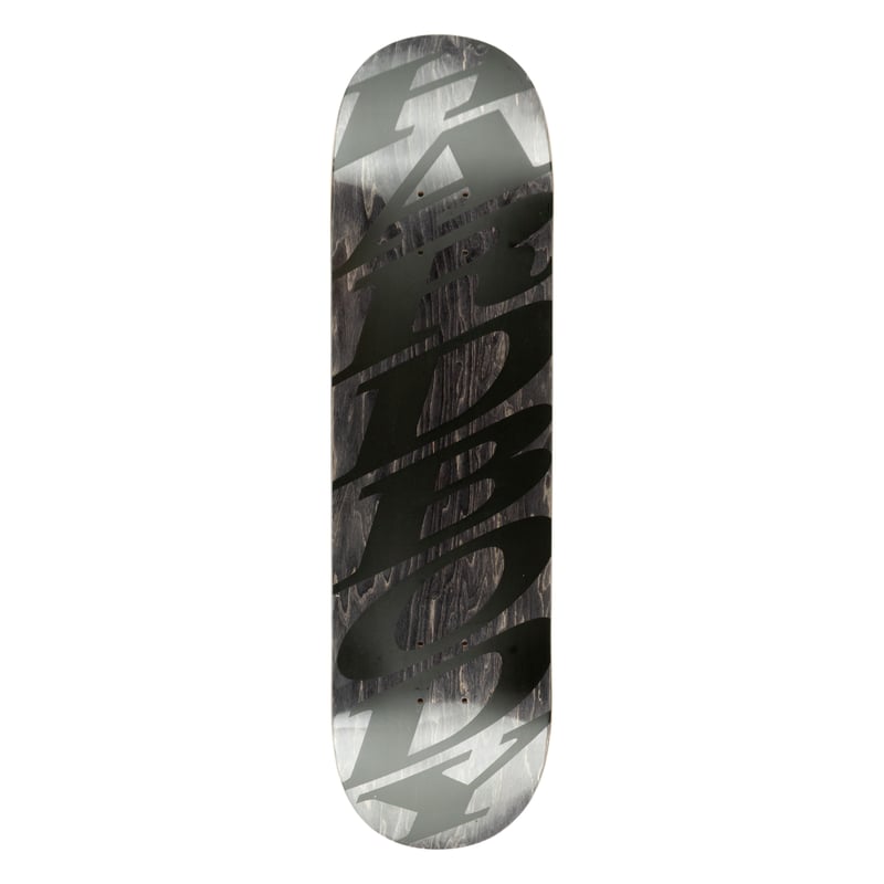 HARDBODY STACKED LOGO BLACK VENEER DECK 8.25 LO