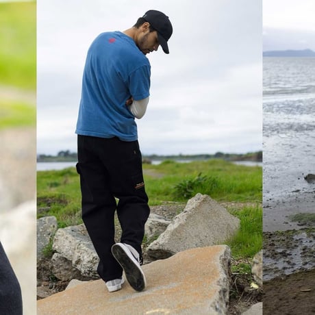 KROOKED KOFFIN CARPENTER PANTS BLACK