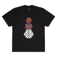 QUARTER SNACKS BIG SNACKMAN TEE BLACK