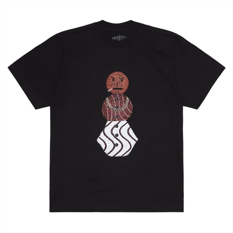 QUARTER SNACKS BIG SNACKMAN TEE BLACK