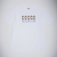 FUCKING AWESOME SPIKE REPEAT SHORT SLEEVE TEE WHITE