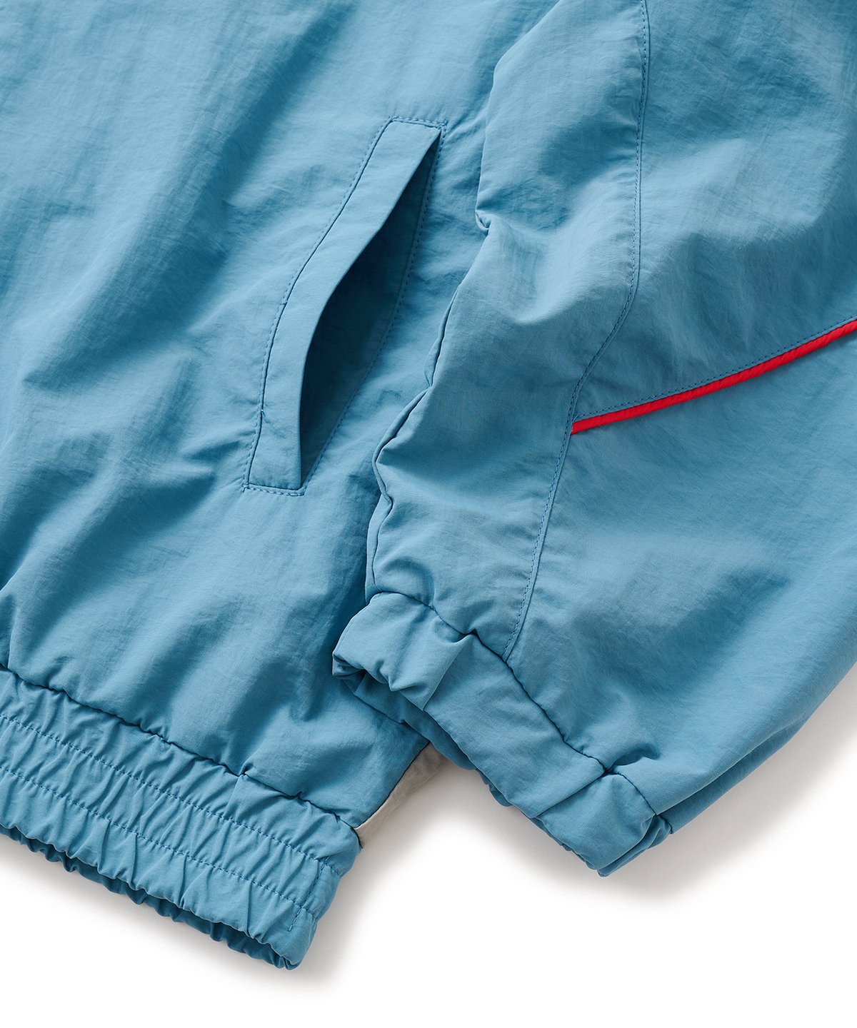 FTC SUPPLEX® NYLON TRACK JACKET DUSTY BLUE | CA