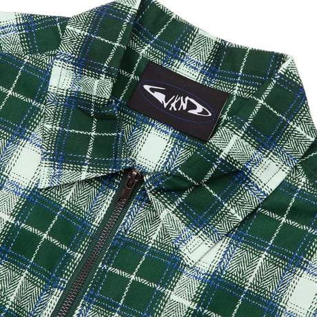 WKND WILSON ZIP SHIRTS GREEN
