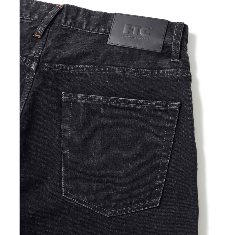 FTC EMB DENIM PANT BLACK | CANOLA SKATESHOP