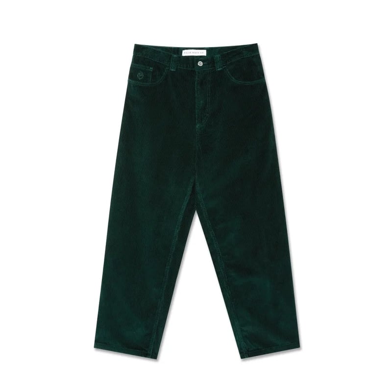 POLAR SKATE.CO BIG BOY CORD PANTS DARK EMERALD