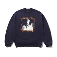 BUTTER GOODS LOOP DIGGA CREWNECK WASHED NAVY