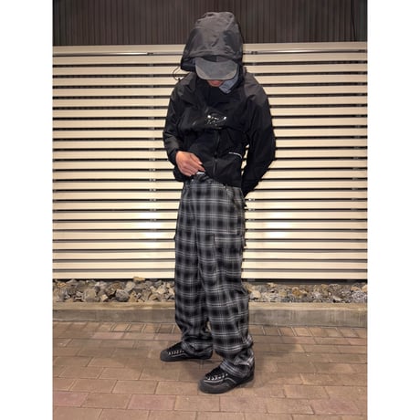 POP TRADING COMPANY CHECKED CARGO PANTS