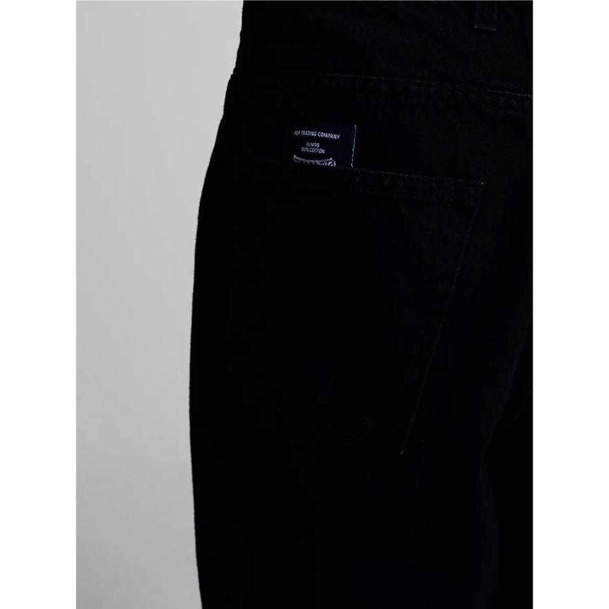 POP TRADING COMPANY ブラックデニム サイズS POP TRADING COMPANY DRS DENIM SEAM PANTS WASHED