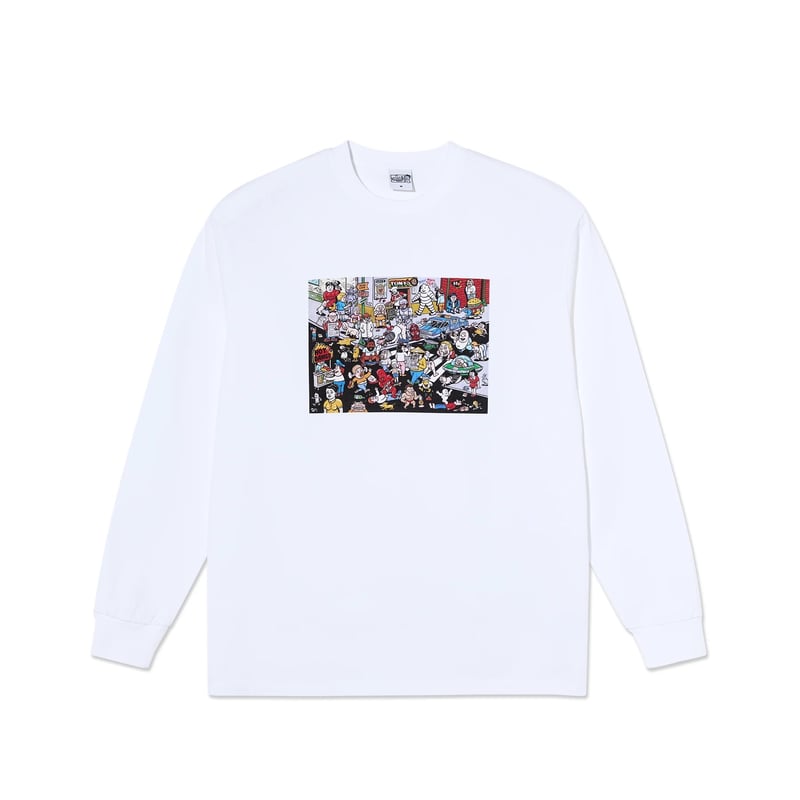 【新品】POLAR SKATE.CO LS TEE STREET CORNER POLAR SKATE.CO LS TEE STREET CORNER WHITE | CAN
