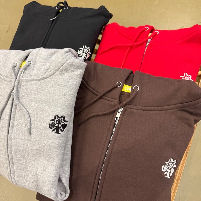 CANOLA LOGO EMBROIDERED ZIP HOODIE | CANOLA SKA 