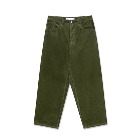 POLAR SKATE.CO BIG BOY CORD PANTS UNIFORM GREEN