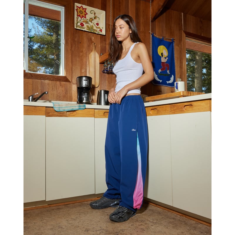 DIME ATHLETIC ZIP PANTS DARK NAVY | CANOLA SKAT