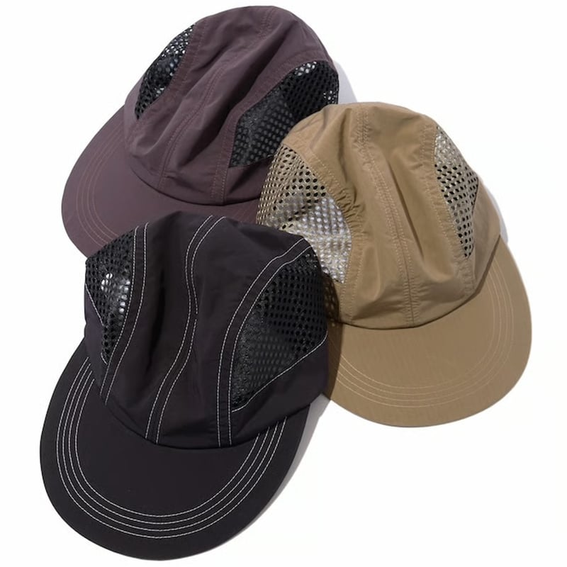 DIASPORA SKATEBOARDS SIDE MESH LONG BILL CAP |