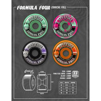 SPITFIRE FORMULA FOUR CONICAL FULL 54mm BLACK