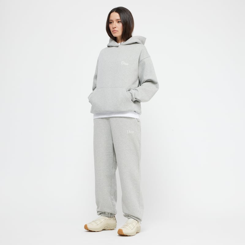 DIME CLASSIC SMALL LOGO SWEATPANTS HEATHER GRAY