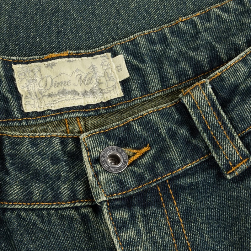 DIME CLASSIC BAGGY DENIM PANTS SANDBLASTED PINE