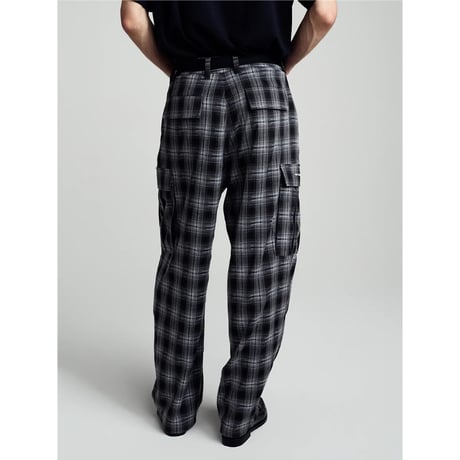POP TRADING COMPANY CHECKED CARGO PANTS
