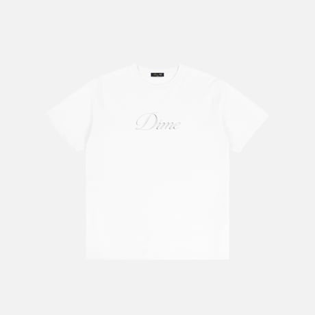 DIME CURSIVE TEE WHITE