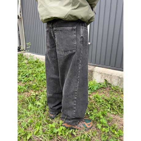 POLAR SKATE.CO BIG BOY PANTS SILVER BLACK