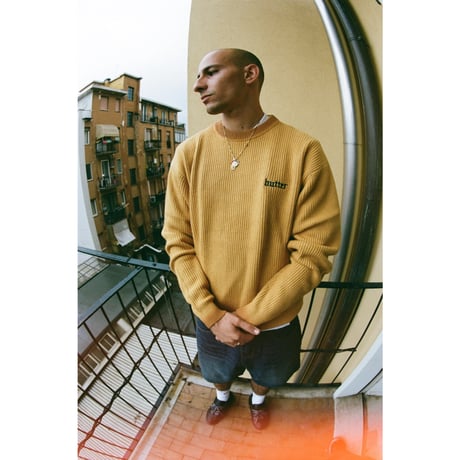 BUTTER GOODS FADE KNIT SWEATER SUNBURST
