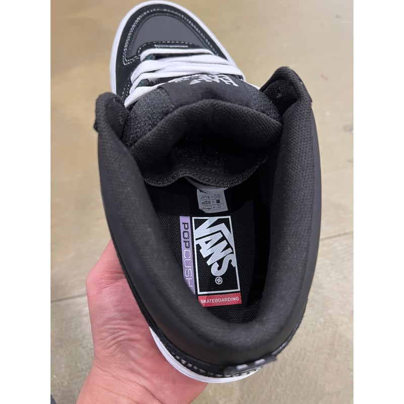 VANS SKATE HALF CAB WAFFLE CUP BLACK/WHITE | CA