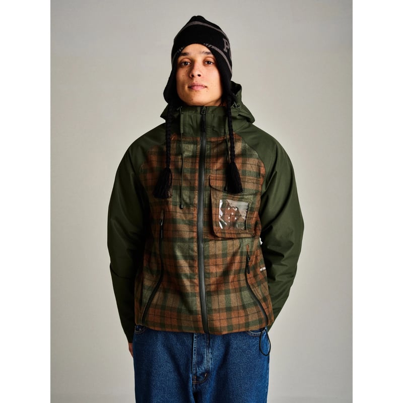 POP TRADING COMPANY CHECKED ORACLE JACKET DUFF