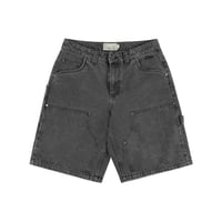 DIME CARPENTER DENIM SHORTS FADED BLACK