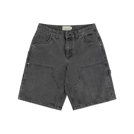 DIME CARPENTER DENIM SHORTS FADED BLACK
