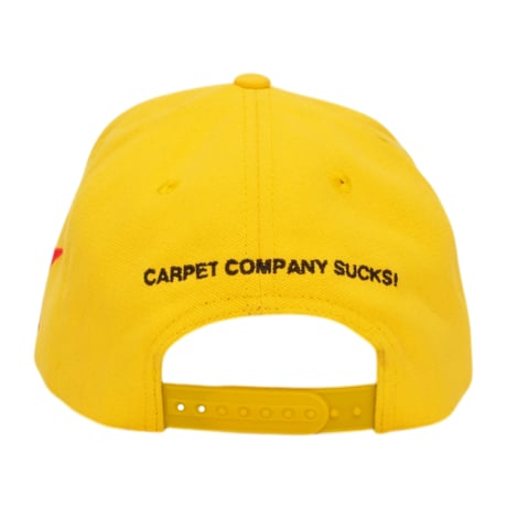 CARPET COMPANY C.C SUCKS HAT YELLOW