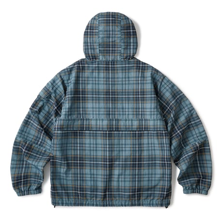 FTC UTILITY ANORAK JACKET GREEN PLAID