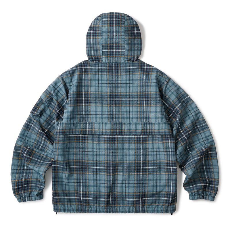 FTC UTILITY ANORAK JACKET GREEN PLAID | CANOLA