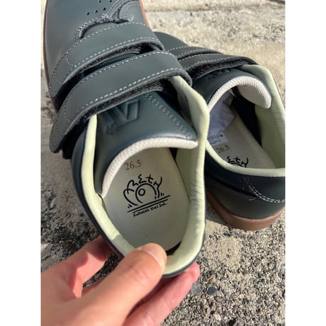 ARETH I VELCRO DEEP GREEN LETHER