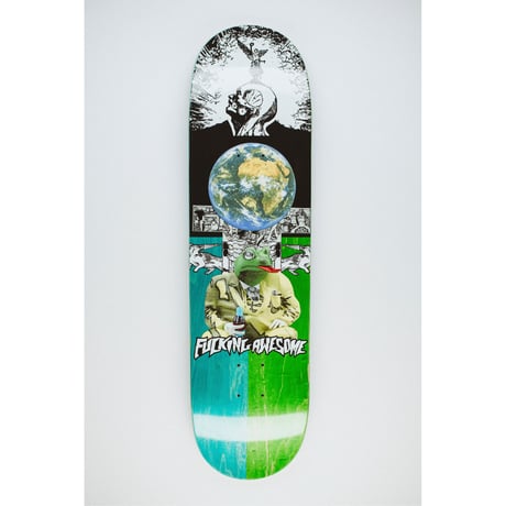 FUCKING AWESOME LOUIE LOPEZ 3D FROG SPLIT DECK 8.25