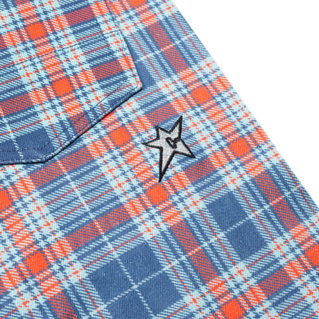 CARPET COMPANY C-STAR PLAID DENIM BLUE