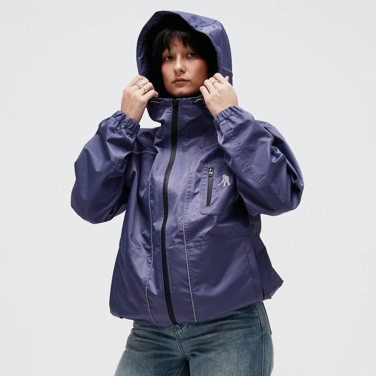 PASS~PORT WORKERS RAIN JACKET VIOLET | CANOLA S
