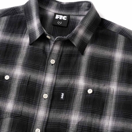 FTC SHADOW PLAID SHIRT BLACK