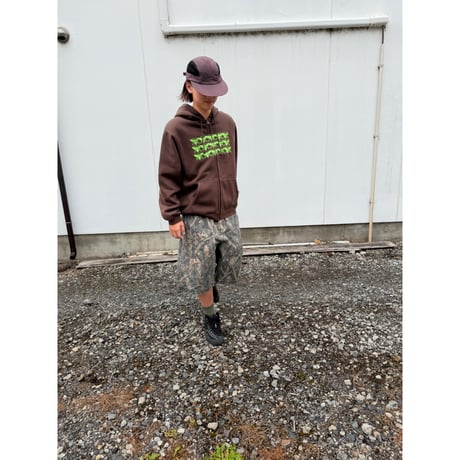 BUTTER GOODS WORK SHORTS FOREST CAMO