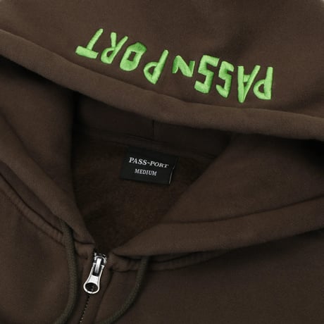 PASS~PORT SCISSORCRAFT ZIP HOOD BARK
