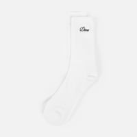 DIME 2PACK CREW SOCKS WHITE
