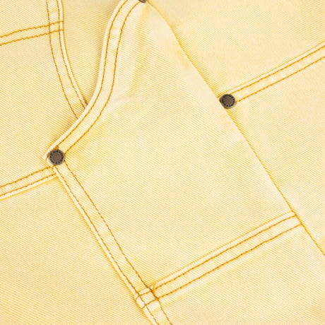 DIME CARPENTER DENIM SHORTS LEMON