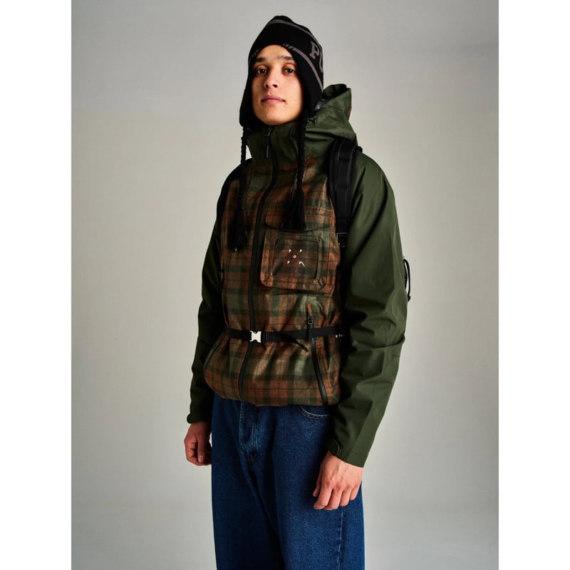 POP TRADING COMPANY CHECKED ORACLE JACKET DUFF