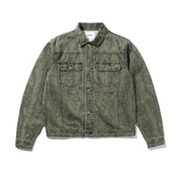 BUTTER GOODS GARAGE DENIM JACKET LOWLAND CAMO