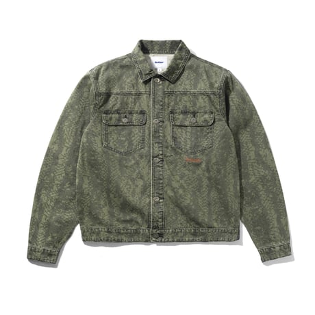 BUTTER GOODS GARAGE DENIM JACKET LOWLAND CAMO